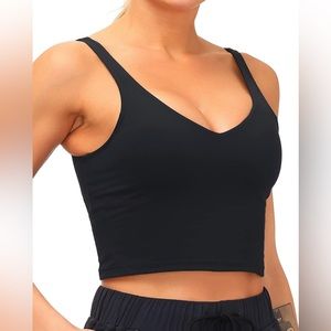NWT Padded Sports Bra/Crop Tank from Amazon